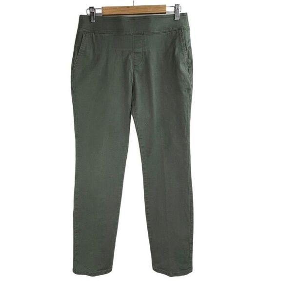 Liz Claiborne Womens Olive Green Pull-On Pants Size Small - Picture 1 of 8